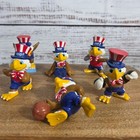 1980 s Los Angeles Olympics Sam The Eagle Mascot Figurines Lot- Set Of 6