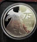Batman  75th Anniversary - 2 Oz  Fine Silver Coin  Mintage 7 500  2014 