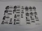 Cobra Movie Mini Ad Sheet Vintage Promo Advertising Poster Sylvester Stallone
