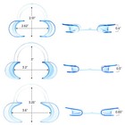 Jmu Dental Teeth Whitening Cheek Lip Retractor Mouth Opener Expander S m l