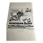 Vintage Movie Press Book Showmans Manual The Man Behind The Gun 1953