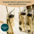 Libbey 228 Stemless Champagne Flutes Glass  8 5 Oz 12 Piece Elegant Fluted Gl   