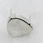 No Holes Strong Claw Setting For Jewels Soldering Teardrop Round White K Color
