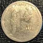 Nice  Details 1981 Colombia 10 Pesos Coin- Jun053