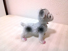Vintage Spaghetti Ceramic Dog Puppy Figurine Made In Japan