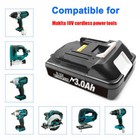 3000mah Li-ion Battery For Makita 18v Compatible Bl1815 Bl1830 Bl1835 Lxt400 Us