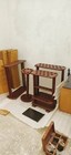 Storage Rack For Walking Canes Sticks Storage Stand Handcrafted Wood Decorative