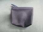 United Polaris Navy Blue Travel Amenity Kit Toiletries Soft Shell Zip 7x6 New