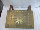 Antique Brass   Cast Iron Hanging Trivet  Length 33 X 29 Cm