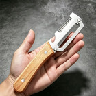 Kitchen Stainless Steel Vegetable Peeler With Wooden Handle Fruit Potato Peeler