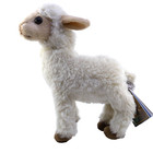 Hansa 3455 Lamb White Plush Stuffed Animal Farm Life Sheep Standing Poseable Leg