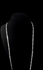 30    2mm Sterling Silver Mens Boys Figaro Chain Bracelet Or Necklace 925 Italy