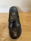 Dansko Xp 2 0 Clogs Womens 38 Black Leather Slip Resistant Nursing Shoes