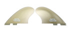 Pacific Vibrations Fits Fcs  Ci Twin Keel Surfboard Fins Fiberglass 50 50 Foil