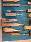Antique Wood Handle Tool Lot Wood Working Metal Shanks Rustic Repurpose 24 Tools