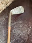 Antique Hickory Wood Shaft Carnoustie By Wilson Mid Iron D3  22  Golf Club