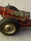 Vintage Arcade Cast Iron Toy Cannon - 4  W hard Rubber Tires - Complete