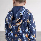New   Little Sleepies Bluey Dance Mode Zip Hoodie Size 4t