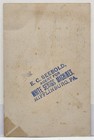 Three Kings White Sewing Machine Trade Card Agent E c  Seebold Mifflinburg  Pa