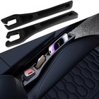 2pcs Car Seat Gap Filler Side Seam Plug Stripleak-proof Filling Seat Gap