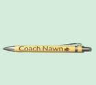 Set Of 2 Personalized Bamboo Wood Ballpoint Pen Custom Laser Engraved Gifts