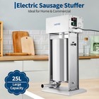 Commercial Electric 25l Sausage Stuffer 304stainless Steel Sausage Maker Kitchen