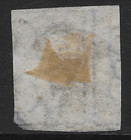 Belgium Scott 1 Used Fine - 1849 10c Brown Issue - King Leopold I