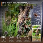 Acrylic Jumping Spider Enclosure 3x6x6 Transparent Habitat Ventilated
