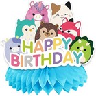 9 Piece Squishmallow Birthday Set  Kids Party Favors  Cake Toppers  Decorations
