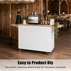 Portable Coffee Cart With Wheels For Events  Weddings   Pop Ups