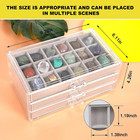 Acrylic Rock Collection Display Case     Collectibles  Crystals  Fossils Storage B