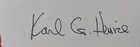 Karl Henize Nasa Space Shuttle Astronaut Autographed Signed Card Free Shipping