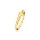 Ross-simons Baby s 14kt Yellow Gold Heart Ring  Size 1
