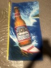 Vintage Budweiser Beach Towel Beer Ocean Surfing Bottle Waves Retro 54   