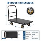 2000lb Heavy Duty Steel Platform Truck Cart 47 x24  Warehouse Industrial Flatbed