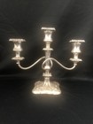 Vtg Pair International Silver Co  503  Candelabra Silverplate  9 3 4 h