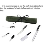 Knife Roll Bag  Chef   s Knife Roll Bag  Heavy Duty Chef Knife Roll Bag With 6    