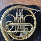 Yamaha French Horn In F  3 Rotary Valves  Lacquered Brass  Case Included