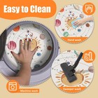 Solar System Planet Rugs For Kids Bedroom  4ft Space Round Carpet For Kid