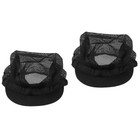  2 Pieces Chef Hat Hats For Women Baby Kitchen Net Cap Reasonable Cooks