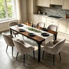 71  Long Large Industrial Dining Table For 6-8 People Kitchen Table Furniture