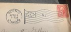 Early Boston Mass Postal History Cover Very Nice 13 Star Clean Cancel