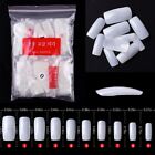 500 Pcs Natural Square Fake Nails Full Cover Artificial False Nail Tips 10 Sizes