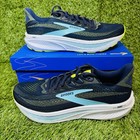 New Brooks Ghost 17  Peacoat Lime Blue  Run   Walk Shoes 1104421d 414  Size 10 5