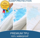 Full Size Mattress Protector Waterproof Topper Pad Cover Fitted Bed Sheet 14