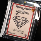 1984 Michael Jordan X Superman Comic Rookie Rc Chicago Bulls Rare No 1986 Fleer