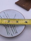 Vintage Mid-century De Passille-sylvestre Enamel On Copper Dish 4  Signed Quebec