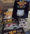 Hess Toy Truck Counter Display Mint In Package Point Of Sale Mini Rescur Truck
