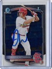 Jj Wetherholt Autographed 2025 Bowman Chrome Prospects Bcp22 Rookie Rc Prova Coa