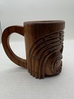 Vintage Hawaiian Alii Woods Honolulu  Hawaii  monkey Pod Wood Tiki Bar  mug
